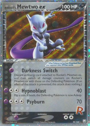Rocket's Mewtwo ex - 099 - Ultra Rare