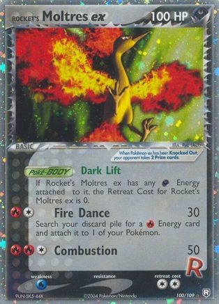 Rocket's Moltres ex - 100 - Ultra Rare