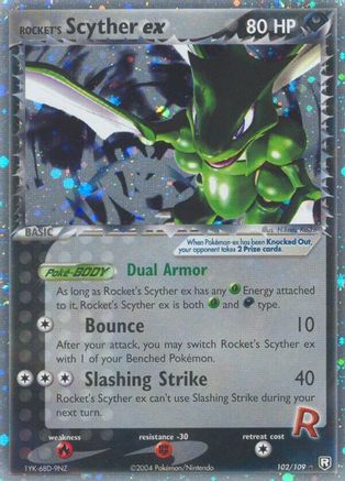 Rocket's Scyther ex - 102 - Ultra Rare