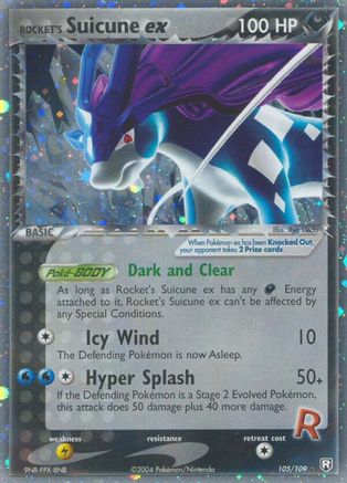 Rocket's Suicune ex - 105 - Ultra Rare