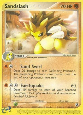 Sandslash - - Rare - Reverse Holofoil