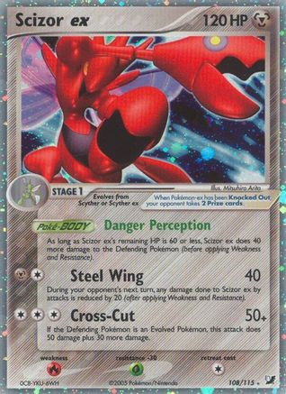 Scizor ex - 108 - Ultra Rare