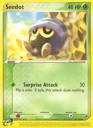 Seedot - 076/100 - Common - Reverse Holofoil