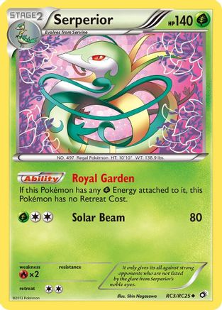Serperior - RC3 - Uncommon - Holofoil