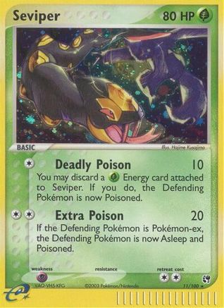 Seviper - - Holo Rare - Holofoil