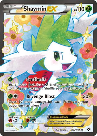 Shaymin EX (Full Art) - RC21/RC25 - Ultra Rare