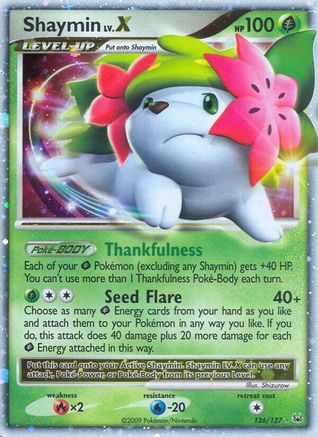 Shaymin Lv.X (Land Forme) - 126 - Ultra Rare