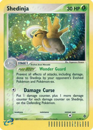 Shedinja - - Holo Rare - Reverse Holofoil
