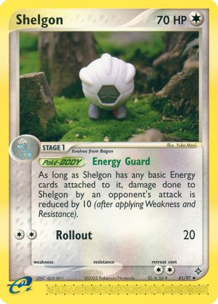 Shelgon - 041/97 - Uncommon - Reverse Holofoil