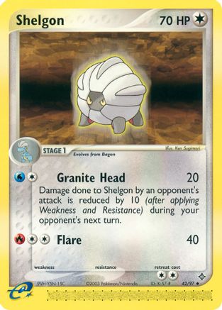 Shelgon - 42/97 -/097 - Uncommon