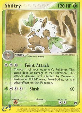 Shiftry - 22/100 -/100 - Rare