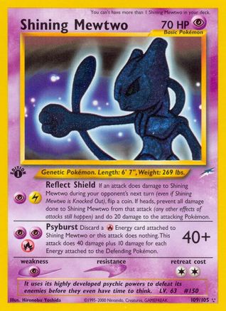 Shining Mewtwo - 109 - Secret Rare