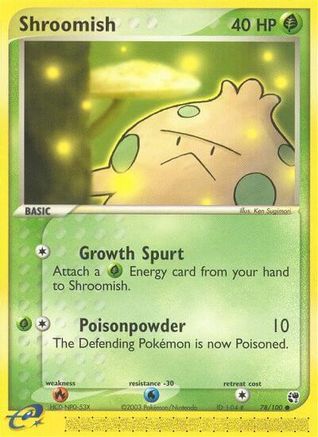 Shroomish - - Common - Reverse Holofoil