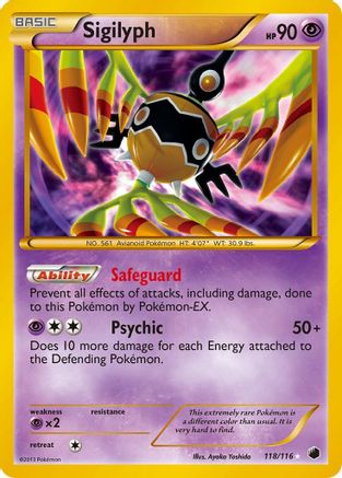 Sigilyph - 118 - Secret Rare