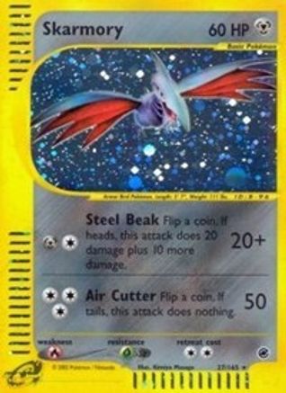 Skarmory (27) - - Holo Rare - Reverse Holofoil