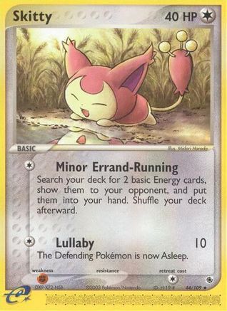 Skitty - 44/109 -/109 - Uncommon - Reverse Holofoil
