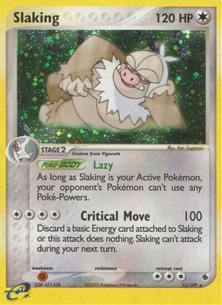Slaking - - Holo Rare - Reverse Holofoil
