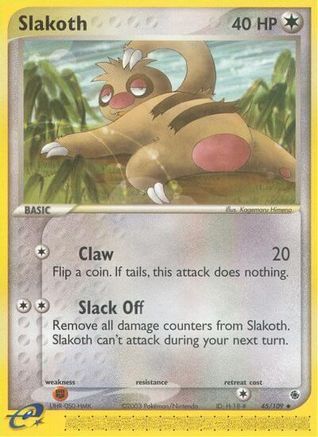 Slakoth - - Uncommon - Reverse Holofoil