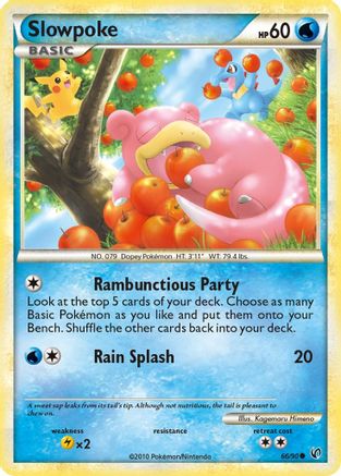 Slowpoke - 066 - Common - Reverse Holofoil