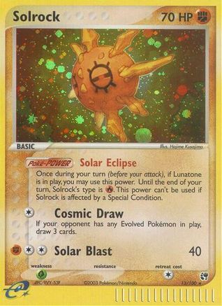 Solrock - - Holo Rare - Holofoil