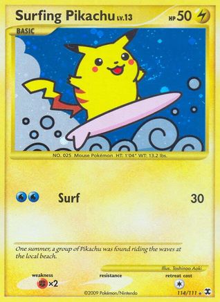 Surfing Pikachu - 114 - Secret Rare