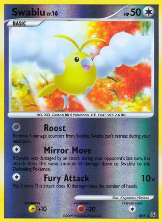 Swablu (Shiny) - SH5 - Shiny Holo Rare