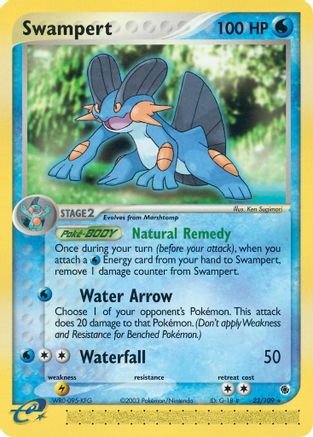 Swampert - 023/109 - Rare