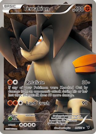 Terrakion (99 Full Art) - 099 - Ultra Rare