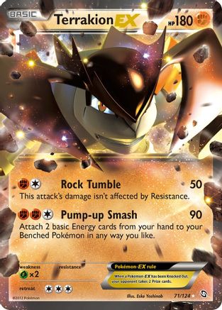 Terrakion EX - 071 - Ultra Rare
