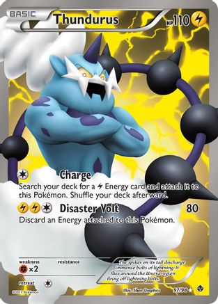 Thundurus (97 Full Art) - 097/98 - Ultra Rare