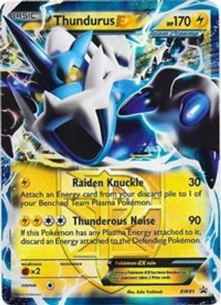 Thundurus EX (Team Plasma) - BW81 - Promo - Holofoil