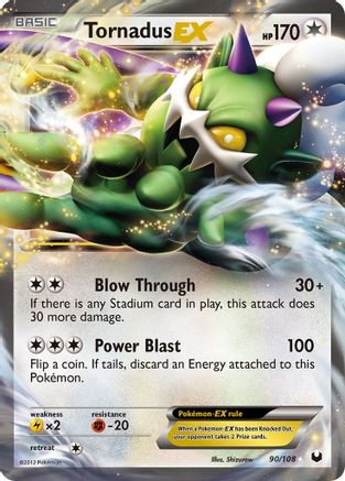 Tornadus EX - 090 - Ultra Rare
