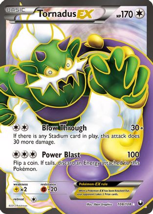 Tornadus EX (108 Full Art) - 108 - Ultra Rare