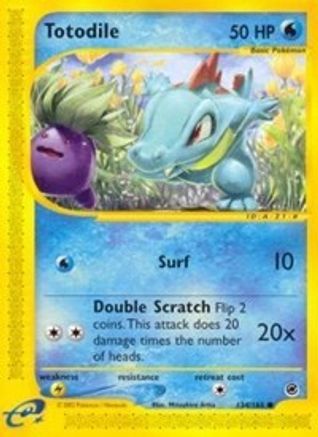Totodile (134) - 134/165 - Common - Reverse Holofoil