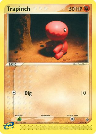 Trapinch - 078/97 - Common - Reverse Holofoil