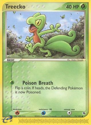 Treecko - 075/109 - Common - Reverse Holofoil