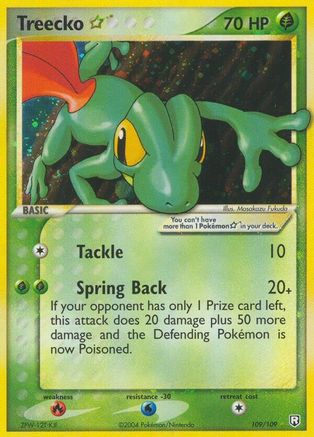 Treecko Star - 109 - Ultra Rare