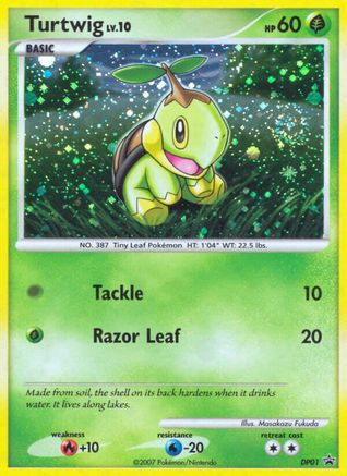 Turtwig - DP01 - Promo - Holofoil