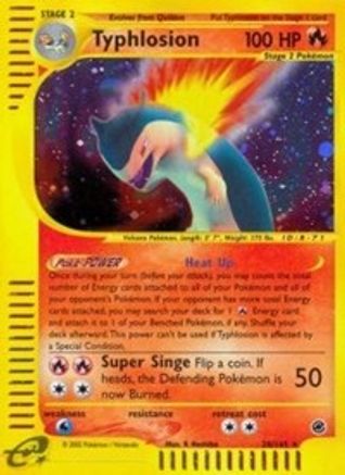 Typhlosion (28) - - Holo Rare - Reverse Holofoil
