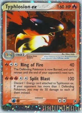 Typhlosion ex - 099 - Ultra Rare