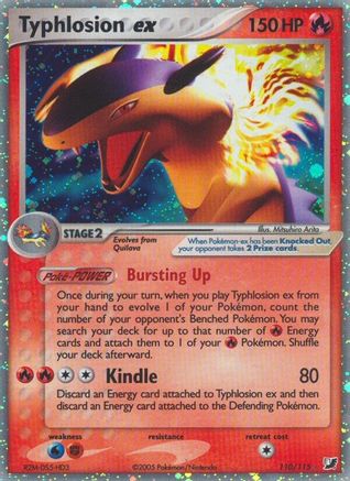 Typhlosion ex - 110 - Ultra Rare