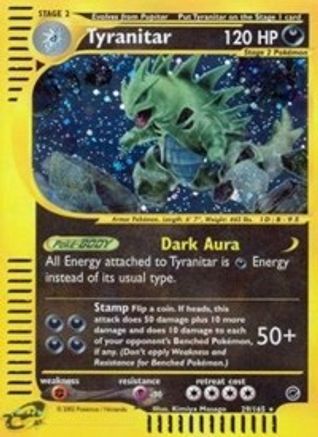 Tyranitar (29) - - Holo Rare - Reverse Holofoil