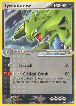 Tyranitar ex (Holo) - 017 - Ultra Rare