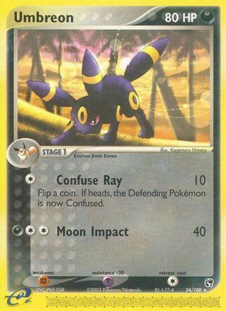 Umbreon - 024/100 - Rare - Reverse Holofoil