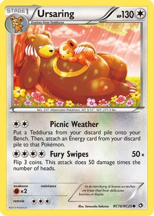 Ursaring - RC16 - Common - Holofoil