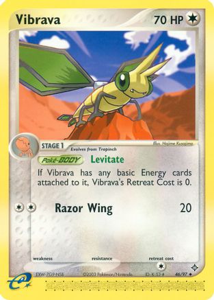 Vibrava - 46/97 -/097 - Uncommon - Reverse Holofoil