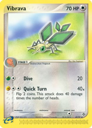 Vibrava - 047/97 - Uncommon - Reverse Holofoil