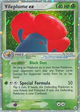 Vileplume ex - 100 - Ultra Rare