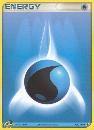 Water Energy - 106 - Common - Reverse Holofoil