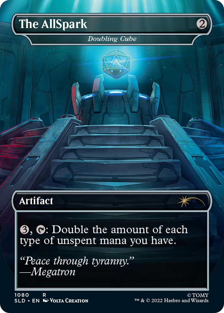 The AllSpark - Doubling Cube (SLD-1080) - Secret Lair Drop (Borderless) Foil